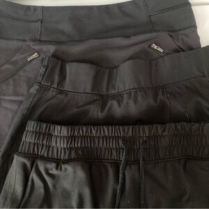 Bundle of 3 Black Athletic Skorts